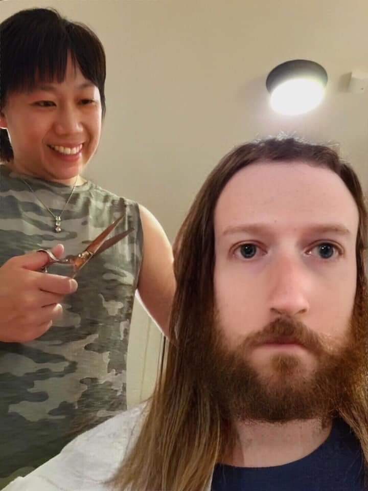 Zuckerberg corte de pelo