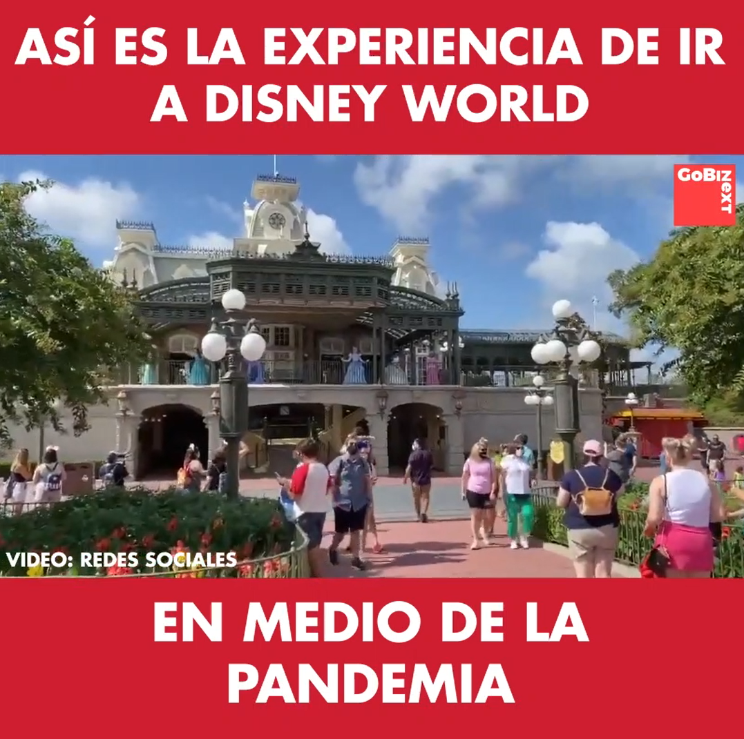 VIDEO: Así es la experiencia de ir a Disney World en medio de la pandemia