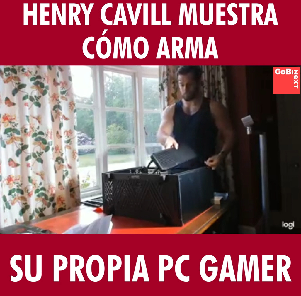 VIDEO: Henry Cavill muestra cómo arma su propia PC Gamer
