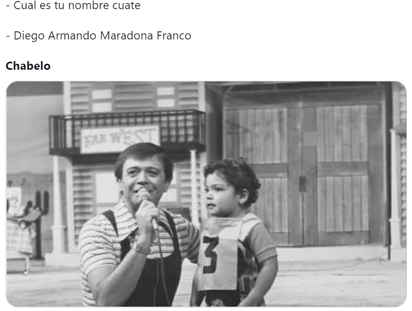 Chabelo protagoniza memes por vivir más que Maradona