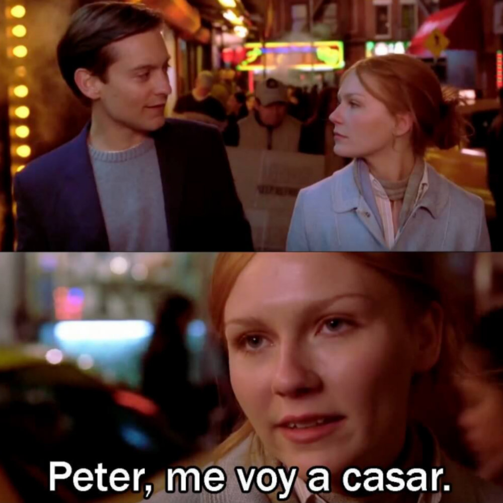 Los mejores memes de Mary Jane rechazando a Peter Parker