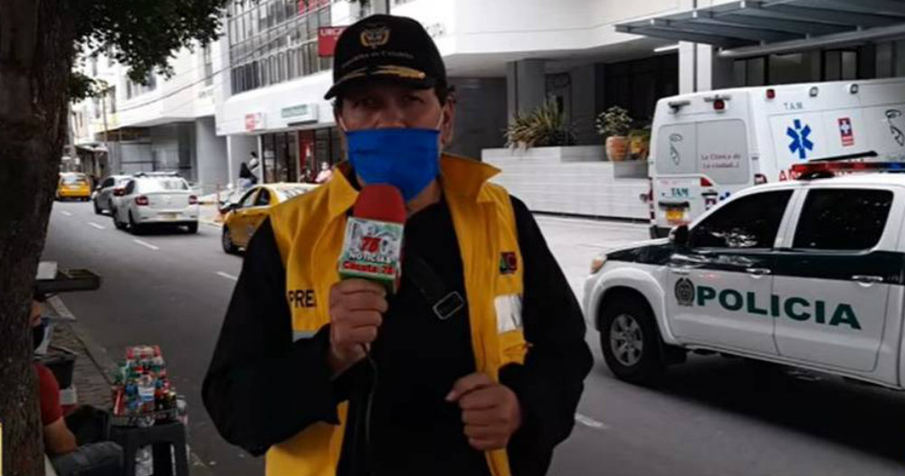 Reportero se entera en vivo de que su esposa falleció por COVID-19