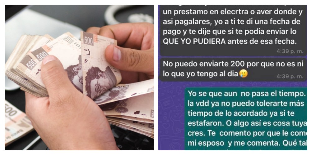 "Me agarró de su mensa", exhibe a su amiga por quedarle a deber dinero
