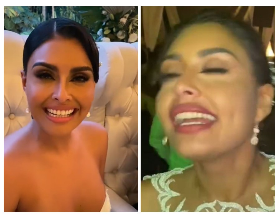 Kristal Silva muestra el antes y después de tomar 30 tragos en su boda