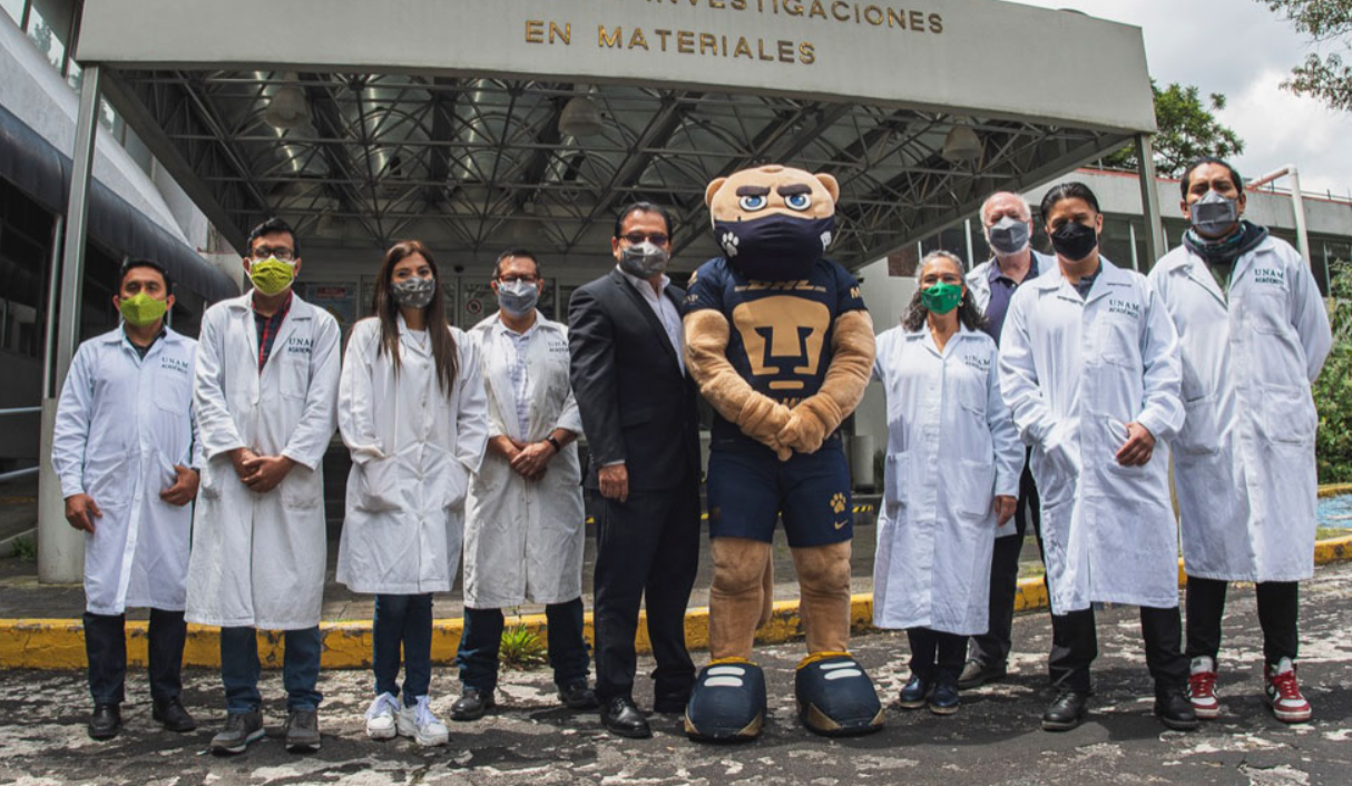 Investigadores de la UNAM crean un cubrebocas que acaba con el COVID-19