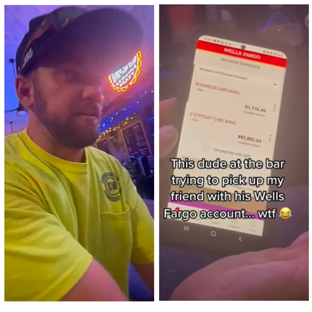 Hombre intenta conquistar a mujer enseñándole su cuenta de banco