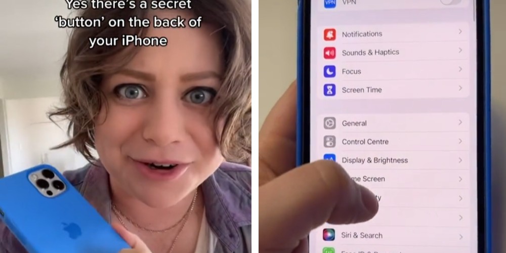 Tiktoker revela cómo activar el "botón secreto" que tiene iPhone