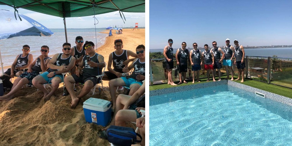 Jefe ahorró todo un año para llevar a sus empleados de vacaciones a la playa