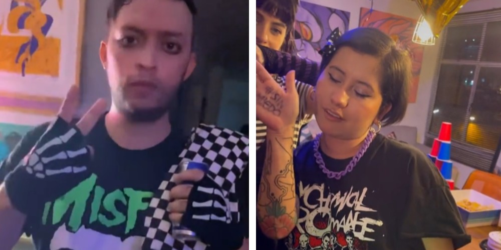 ¡Como en los viejos tiempos! Jóvenes reviven el 2009 y hacen fiesta temática de emos