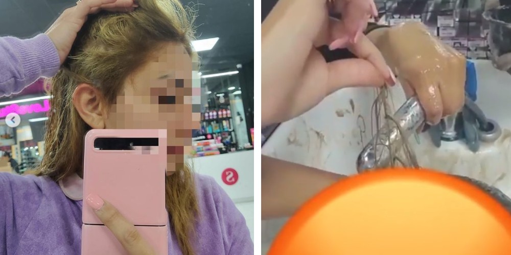 Mujer denuncia a estética que la dejó sin cabello; le ofrecieron darle una peluca