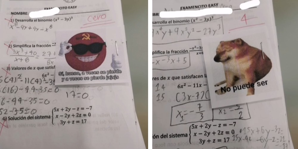 Profesor Se Hace Viral Por Calificar Exámenes Con Memes Y Stickers 2419