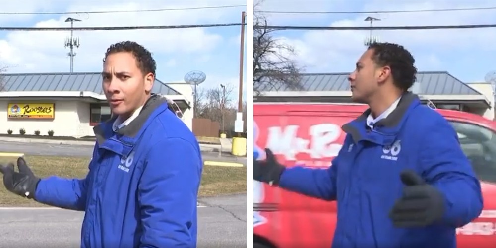 "Hola bebé", mamá interrumpe transmisión para saludar a su hijo reportero