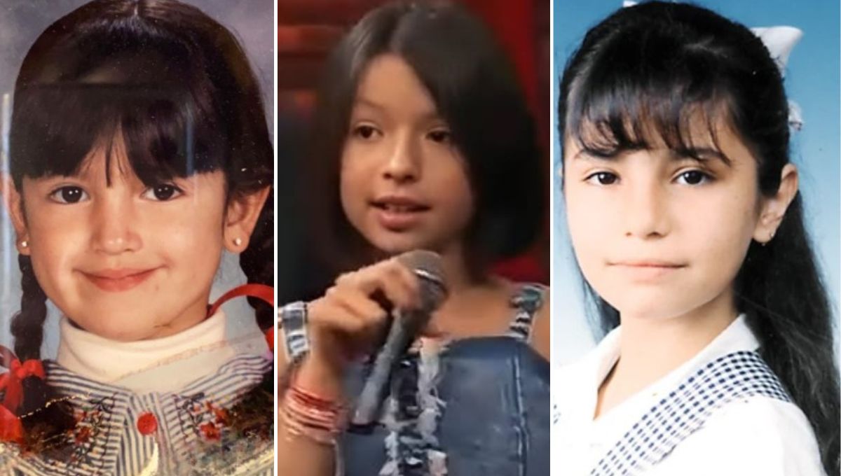 Así lucían los famosos mexicanos cuando eran niños
