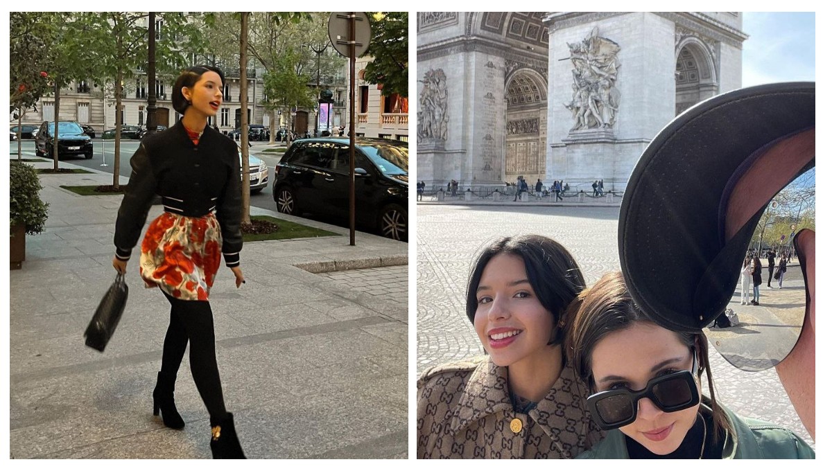 Las lujosas vacaciones de la familia Aguilar en París