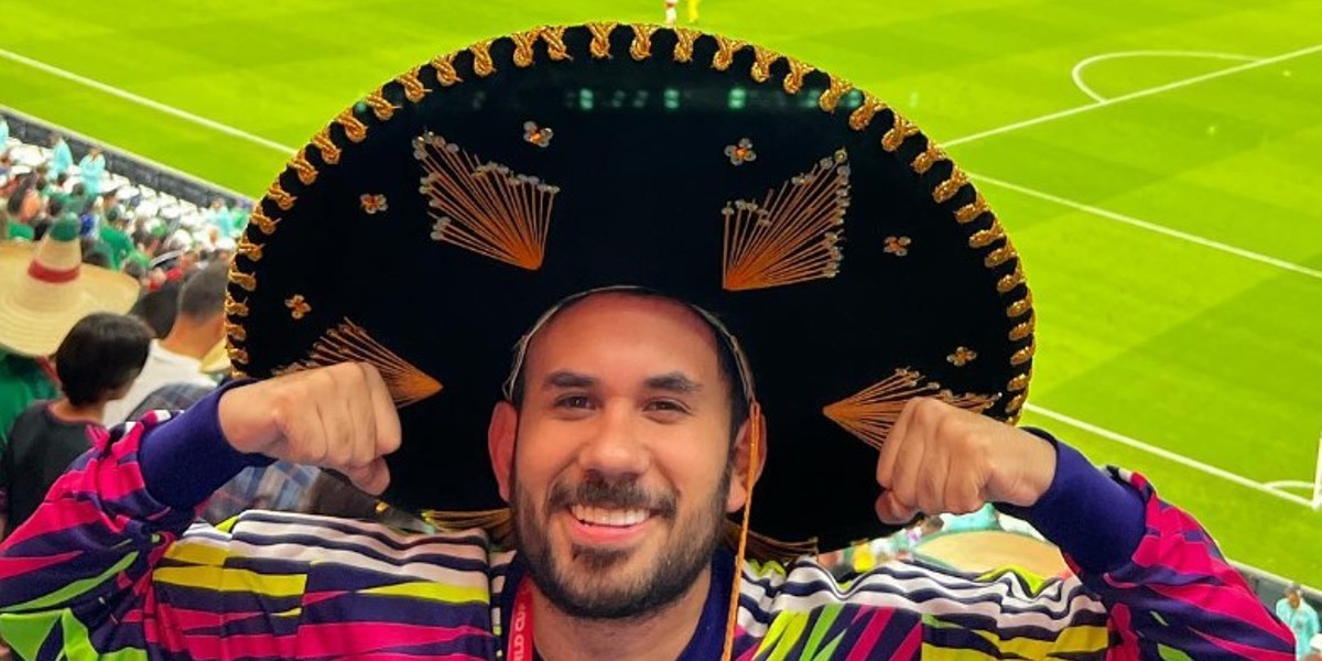 Famosos que viajaron a Qatar para apoyar a México