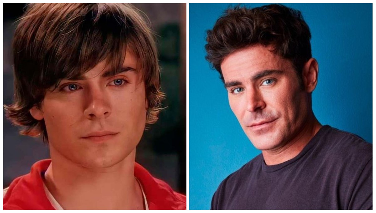 Así ha sido el cambio físico de Zac Efron