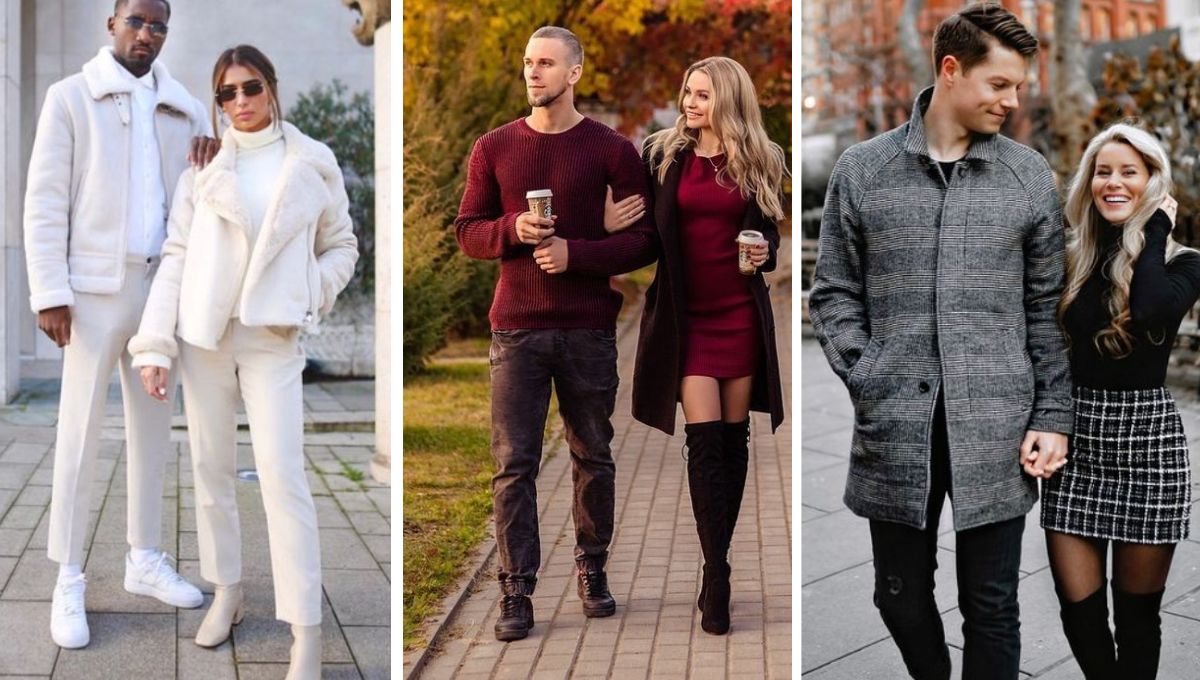 Outfits para usar en pareja en la cena de Navidad