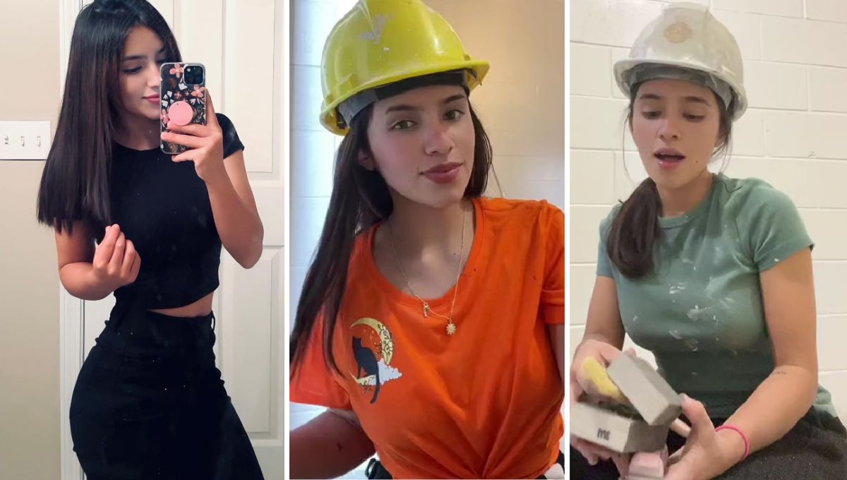 Pintora de casas conquista TikTok con su belleza