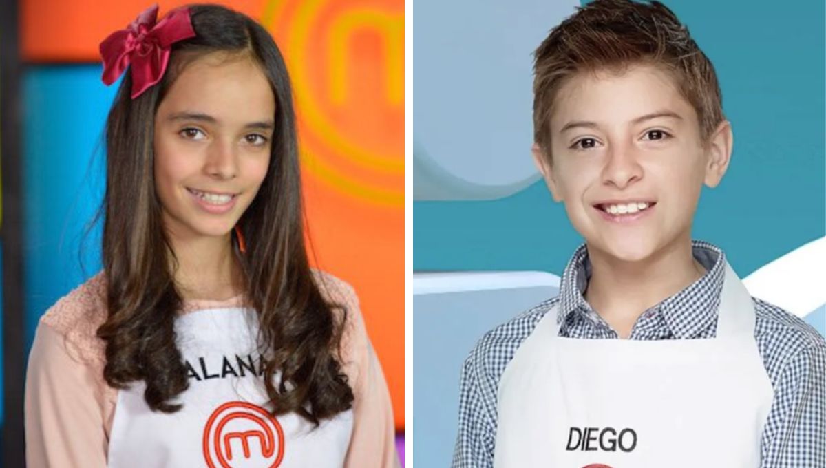Así lucen ahora Alana y Diego, los ganadores de MasterChef Junior