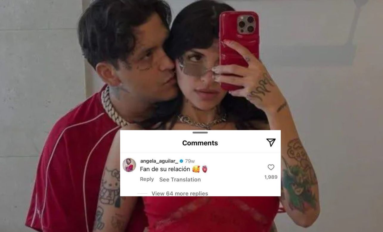 "Fan de su relación": Los mejores memes que causó Ángela Aguilar