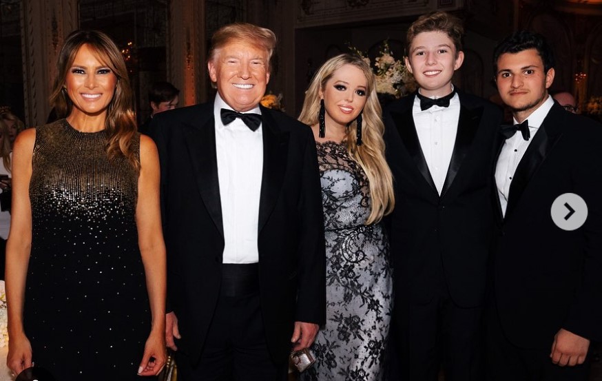 Ellos son todos los hijos y nietos de Donald Trump