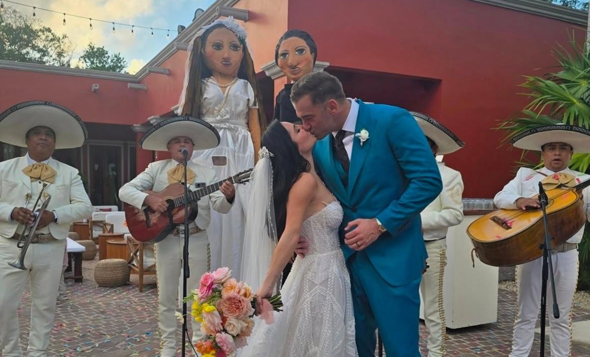 FOTOS Así fue la boda de Martha Higareda con Lewis Howes