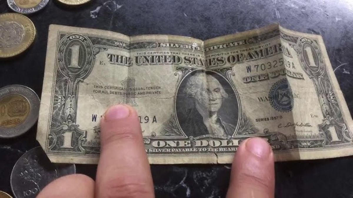 Así son los billetes de 1 dólar que pueden llegar a valer 140 mil pesos