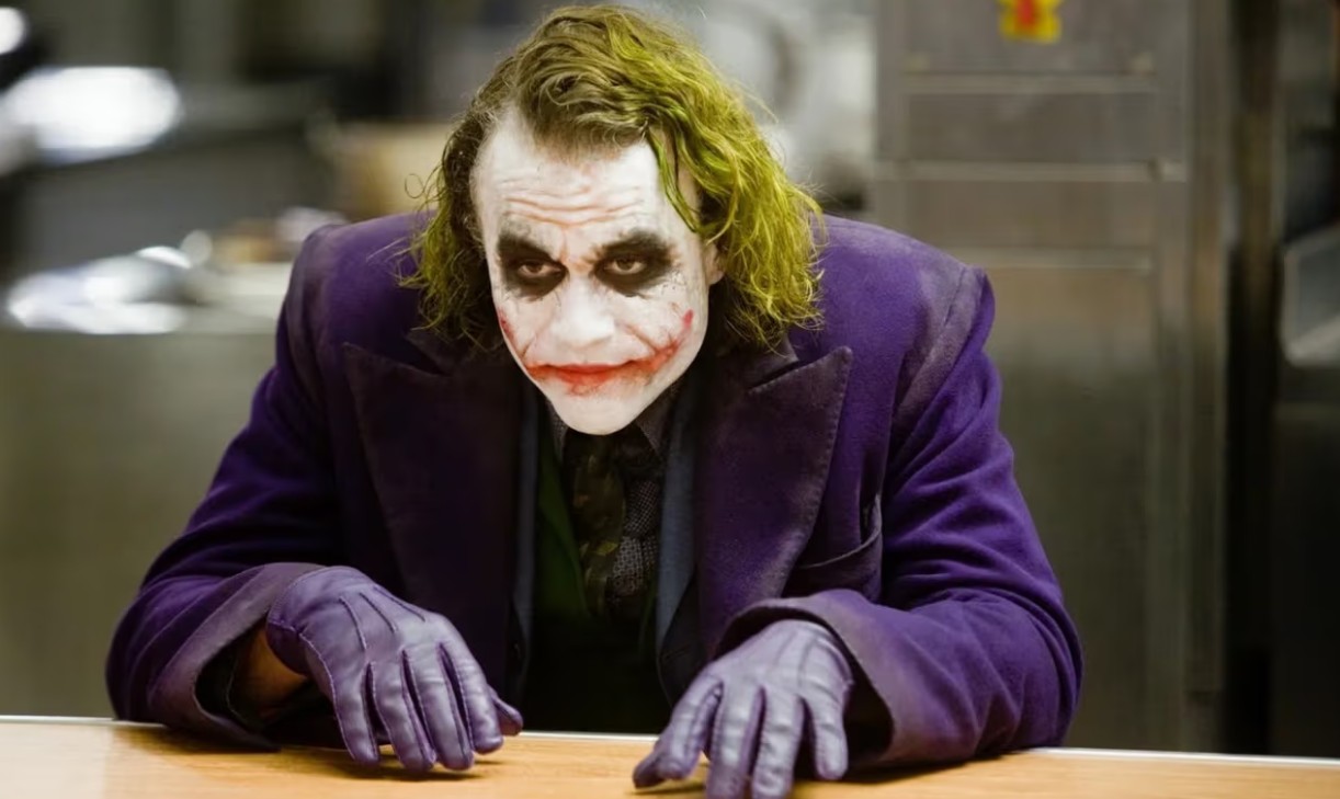 Guasón (Heath Ledger) en "Batman: El caballero de la noche"