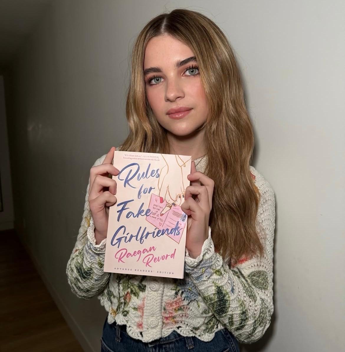 Además de actuar, Raegan ha desarrollado interés por la escritura. En septiembre de 2025 publicó la novela "Rules for Fake Girlfriends", editada por Wednesday Books.