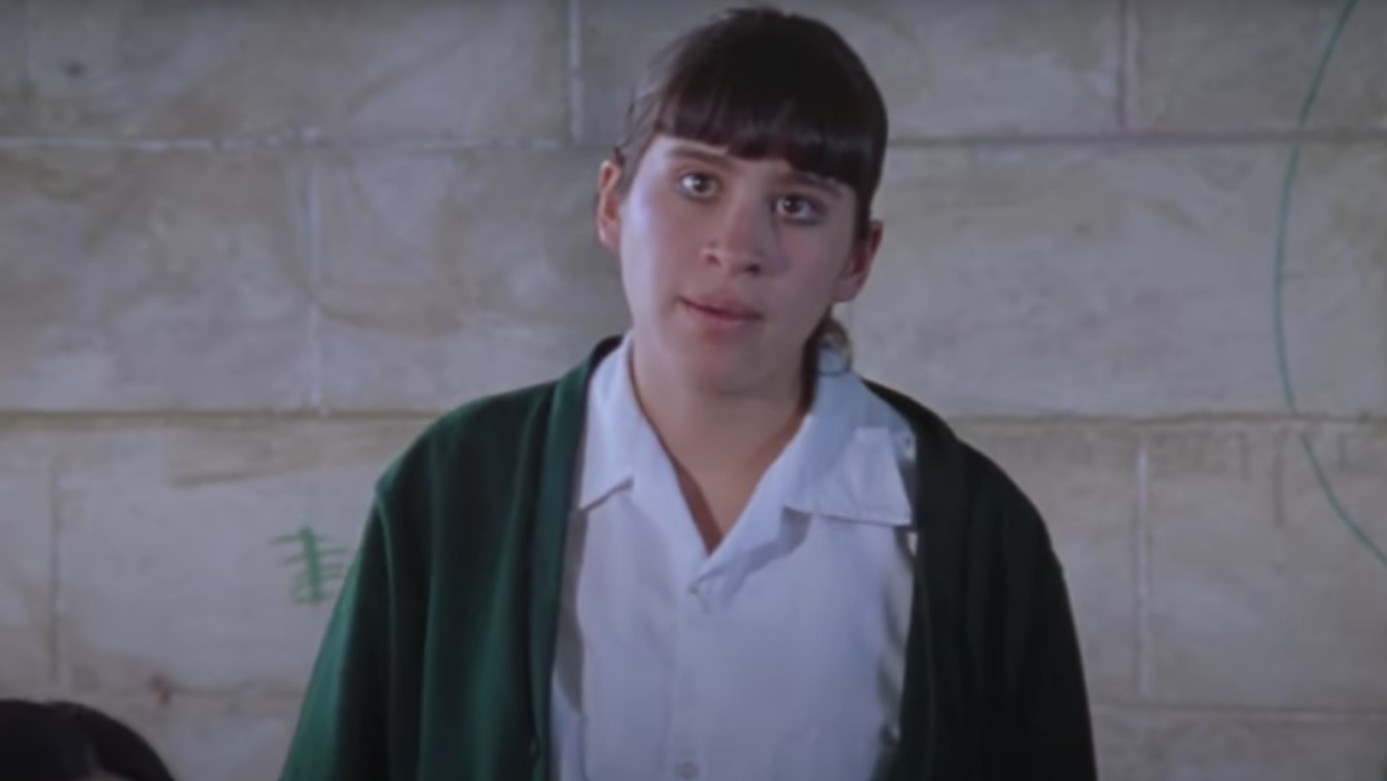 Ximena Ayala interpretó a Yessica, una estudiante problemática.