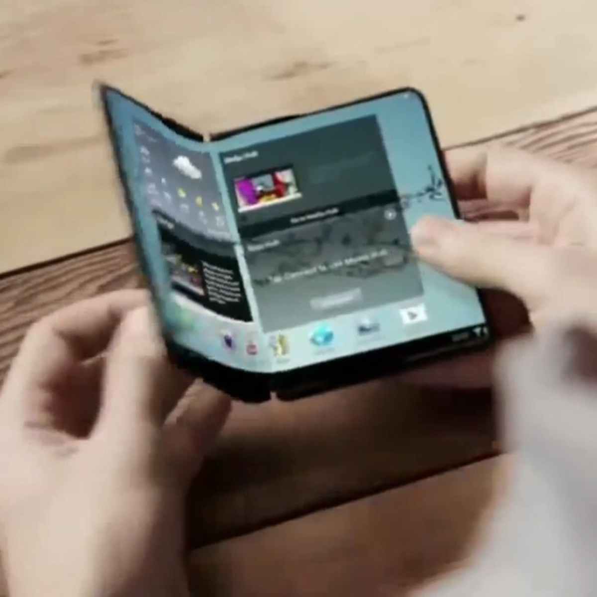 Concepto de smartphone que se convierte en tablet