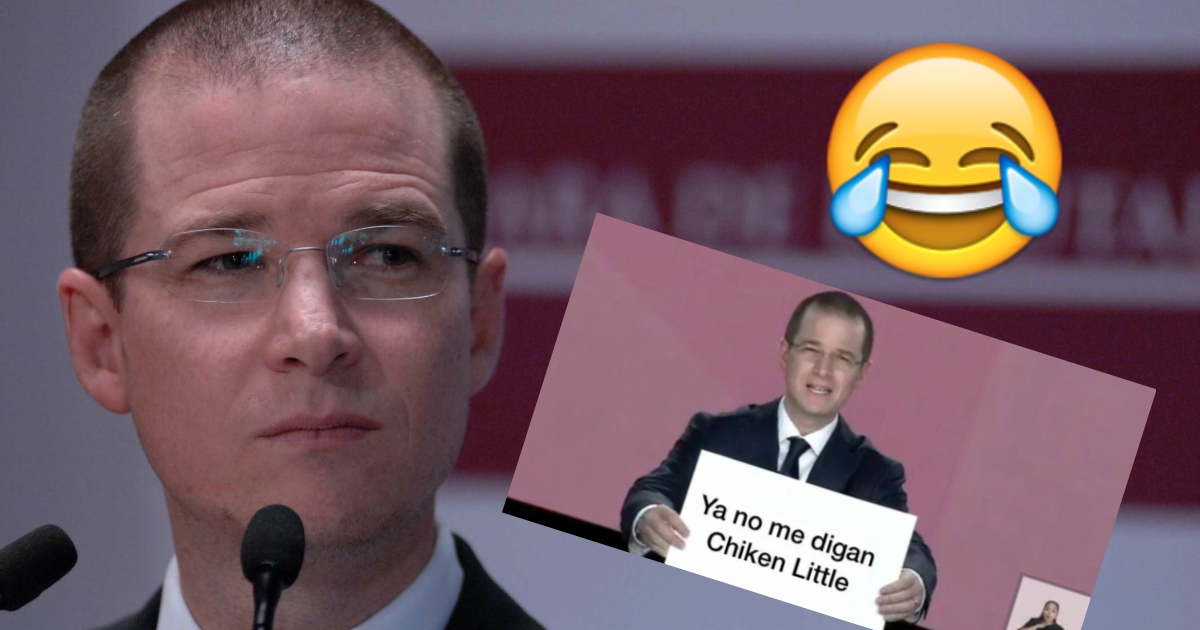 Anaya y sus cartulinas se llevaron estos memes en redes