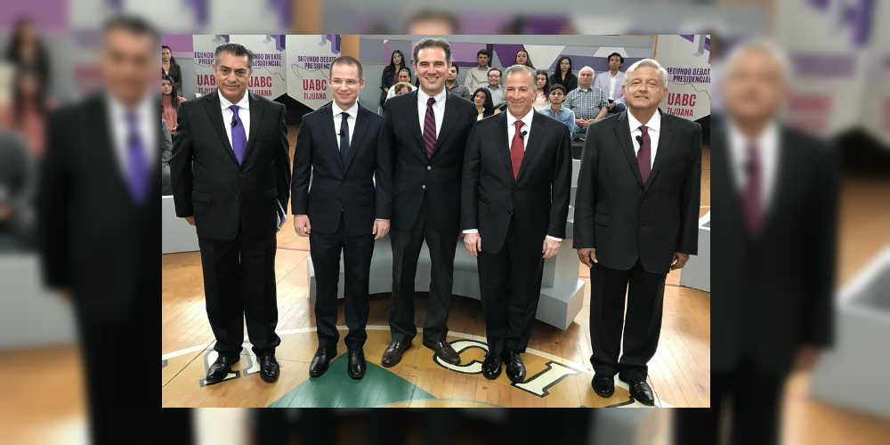 #Debate: AMLO calla y se toma a broma ataques de Anaya; Meade contraatacó