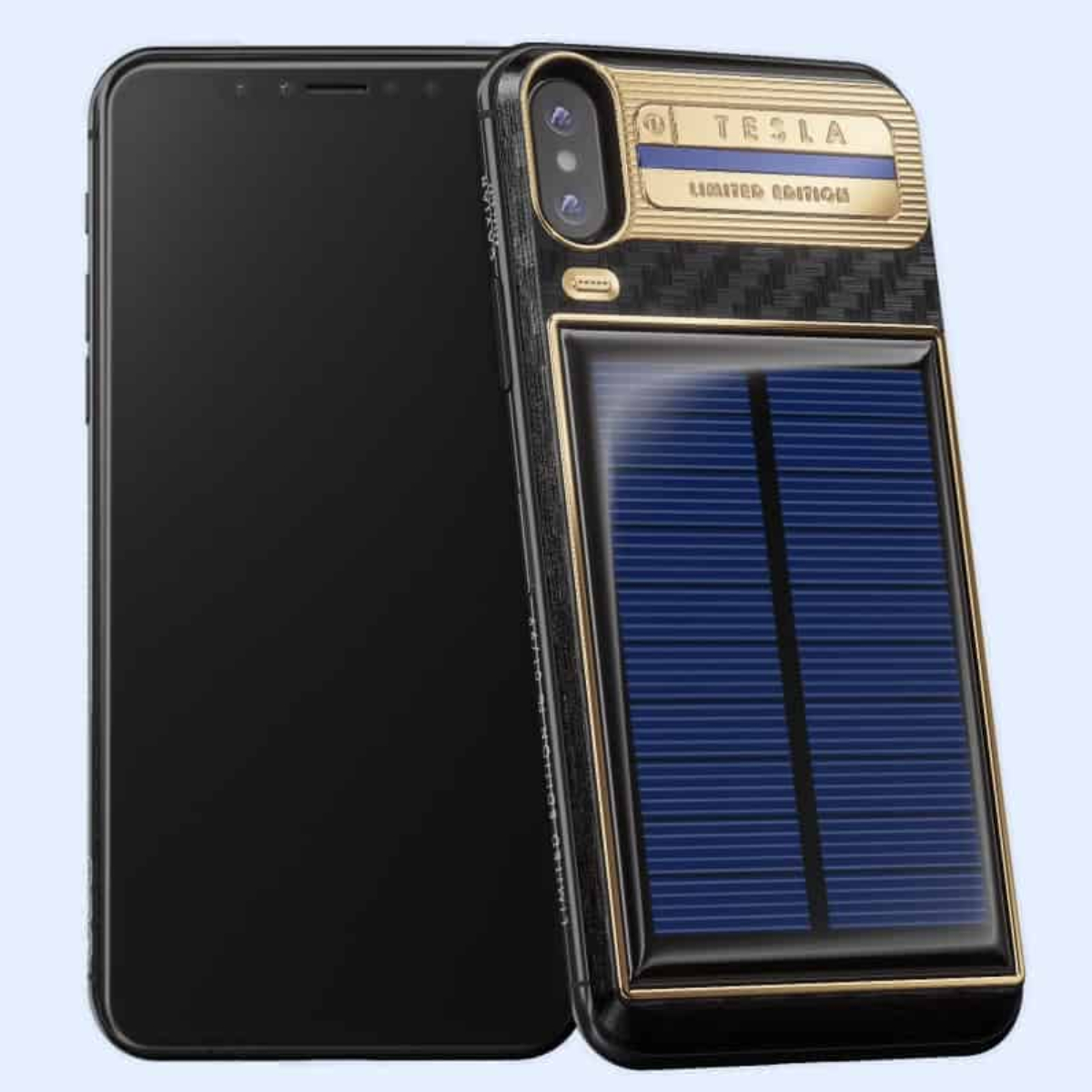 Empresa rusa crea un iPhone X Tesla que nunca se quedará sin batería