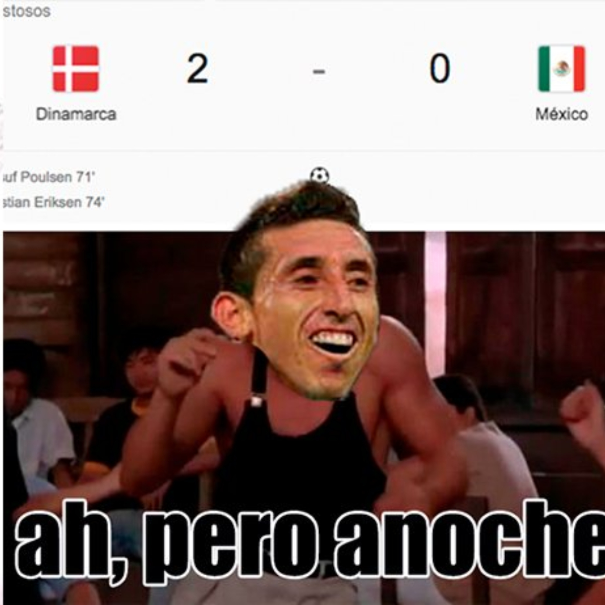 Los memes que te ayudarán a sobrellevar la derrota de México ante Dinamarca