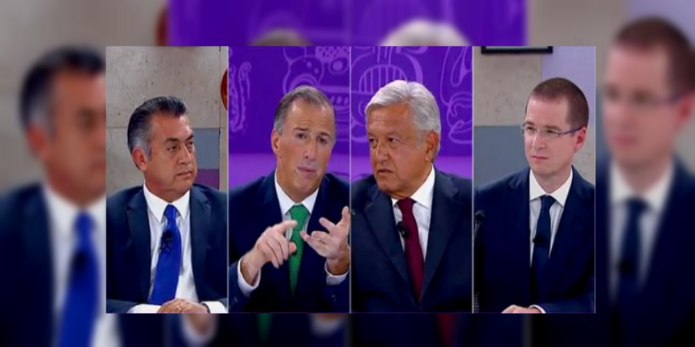 #3erDebate: Meade golpea, AMLO se enoja y Anaya se engancha; Bronco, perdido