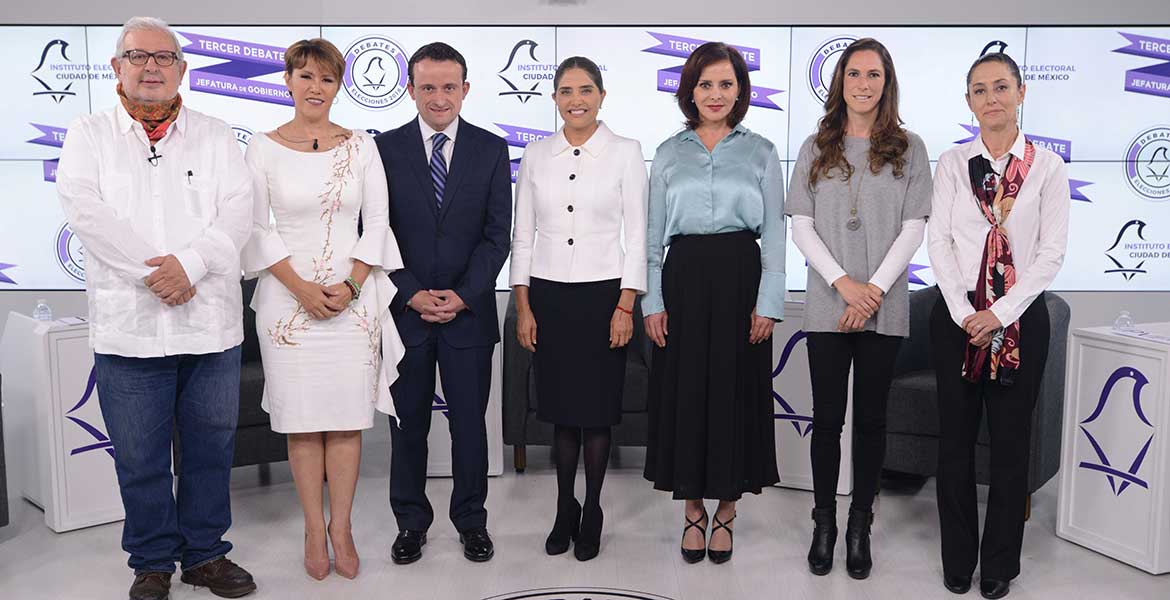 Así se pusieron las cosas en el tercer #DebateChilango