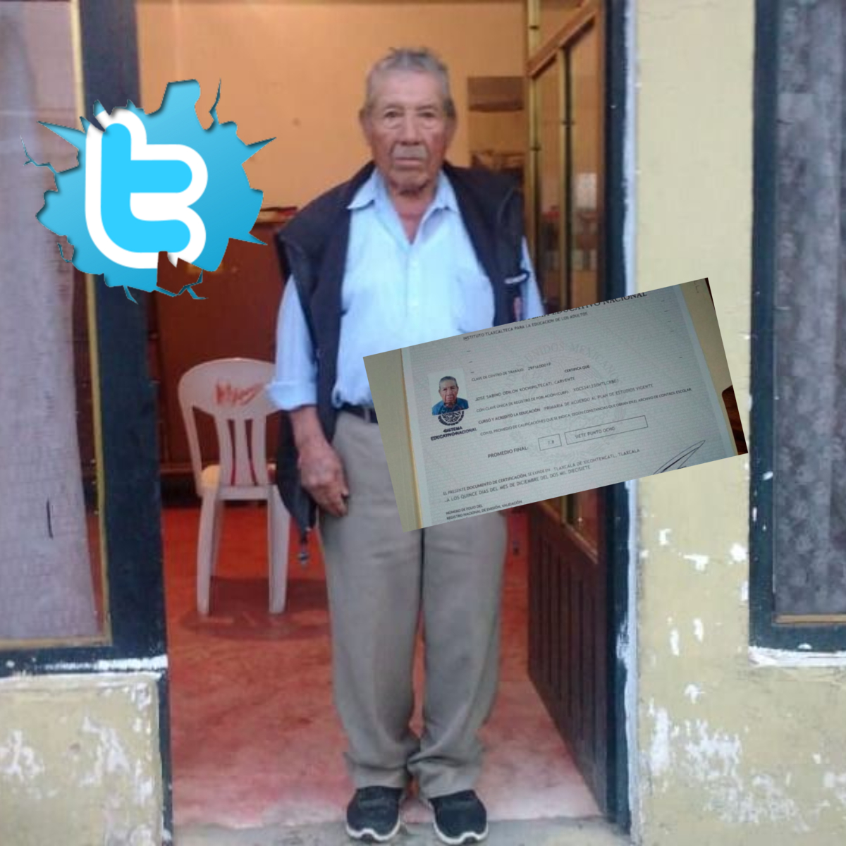 Termina la secundaria a los 85 años y así lo aplaudió el mundo entero