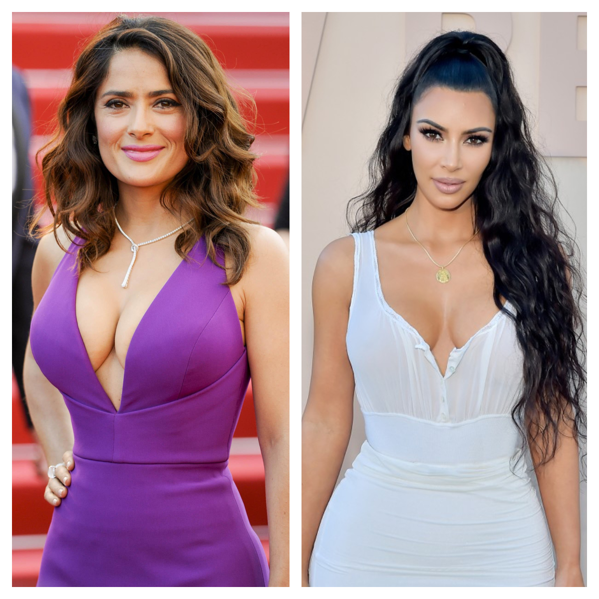 Así inspiró Salma Hayek a Kim Kardashian para ser sensual