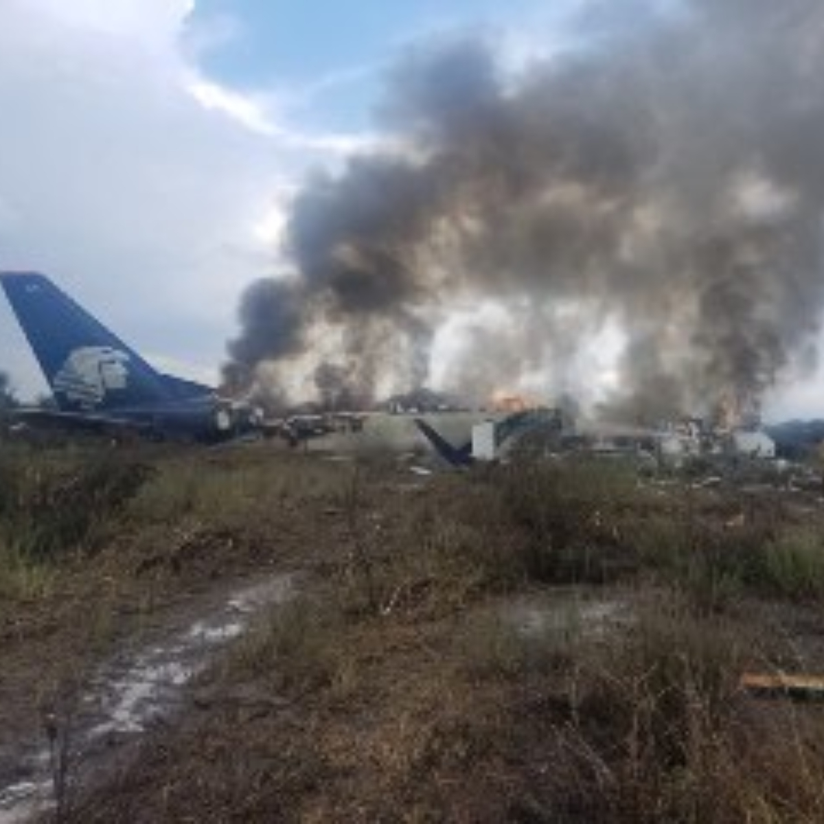 #ÚltimaHora: Se desploma avión de Aeroméxico en Durango