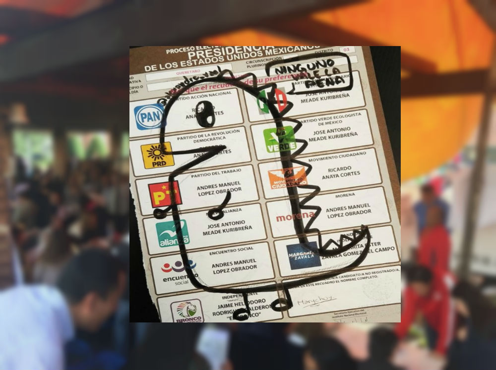 #Increíble: Ciudadanos utilizaron ingeniosos mensajes a la hora de... ¿votar?