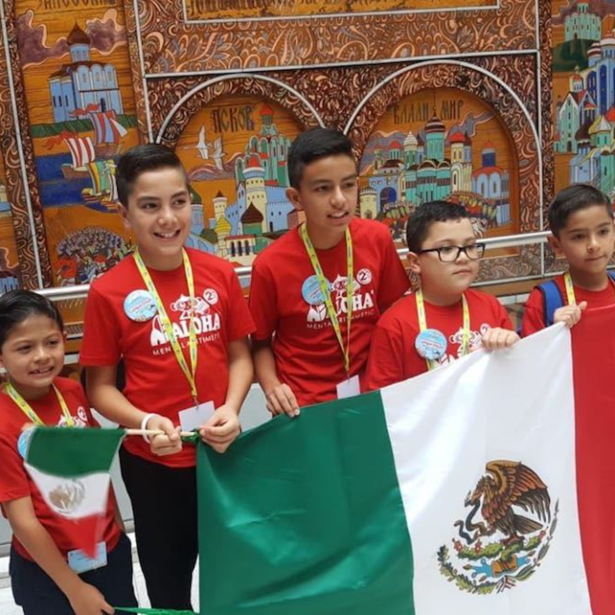 Niños mexicanos ganan campeonato internacional de cálculo mental en Rusia