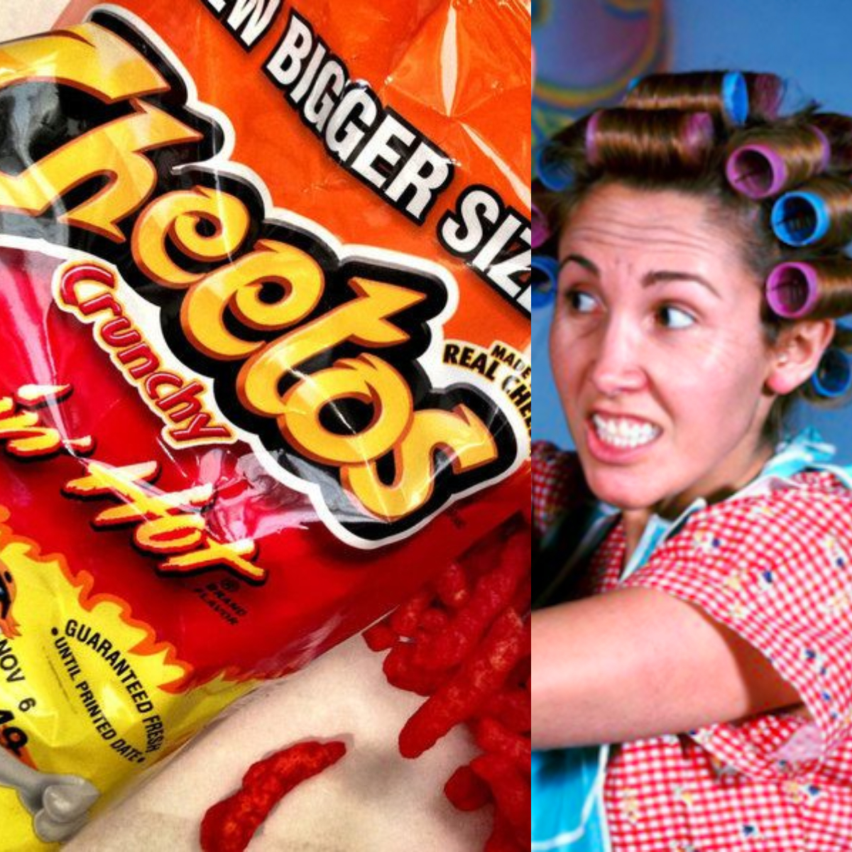 Mamá viraliza video culpando a Cheetos por lo que le pasó a su hija