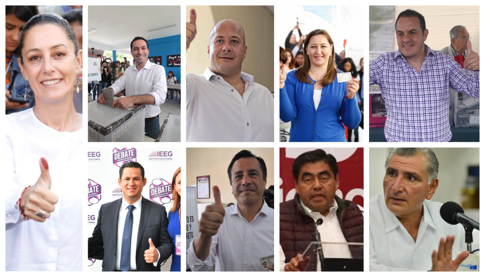 #Ganadores: Ellos se perfilan como los próximos gobernadores en 9 estados