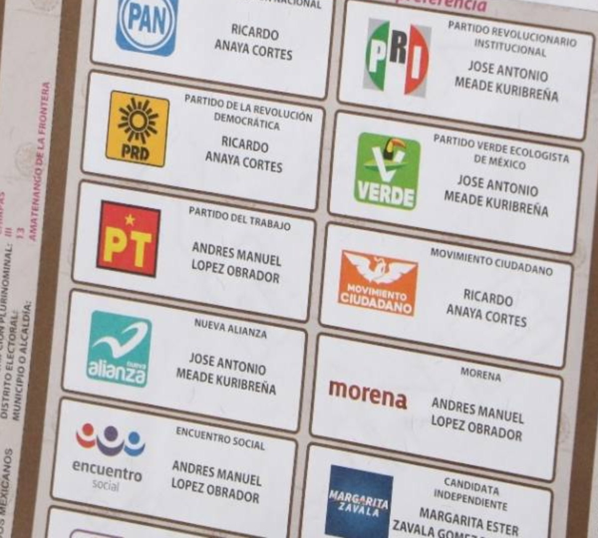 #HastaLaVista El INE revela qué partidos perderán su registro
