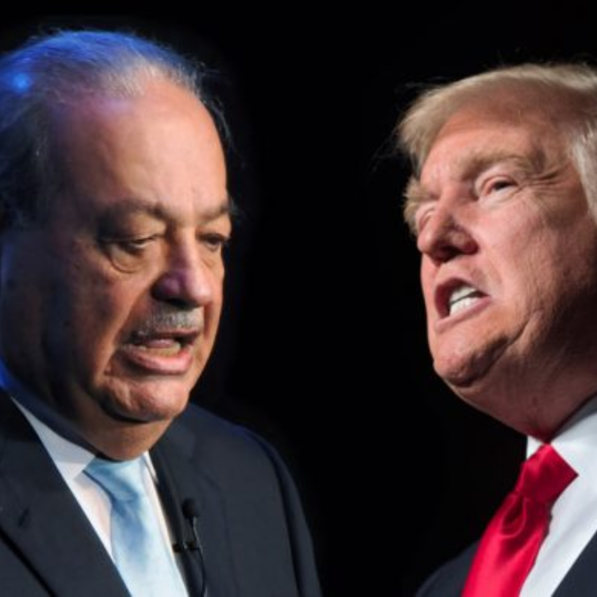 Carlos Slim le enseña a Trump cómo hacer un muro que sirva