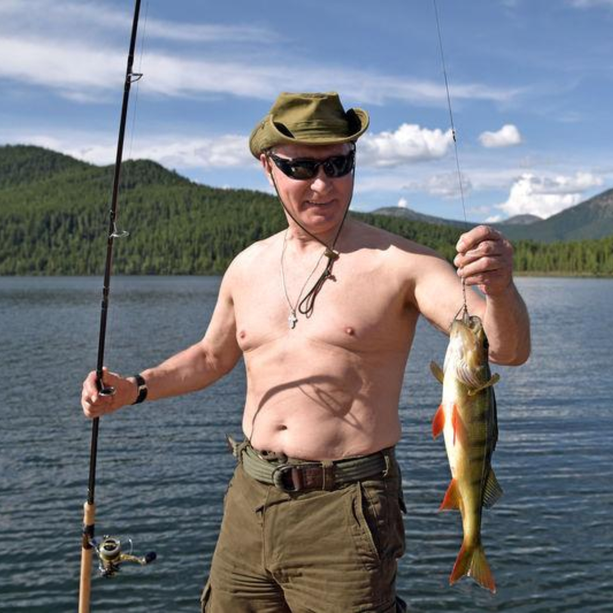 Las fotos de las épicas vacaciones de Vladimir Putin en Siberia