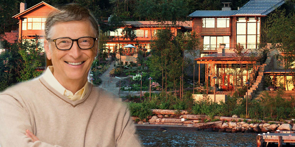 Así es la lujosa mansión de Bill Gates valuada en 127 millones de dólares