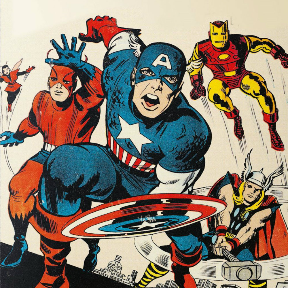 Así se verían los Avengers si usaran los trajes de los cómics