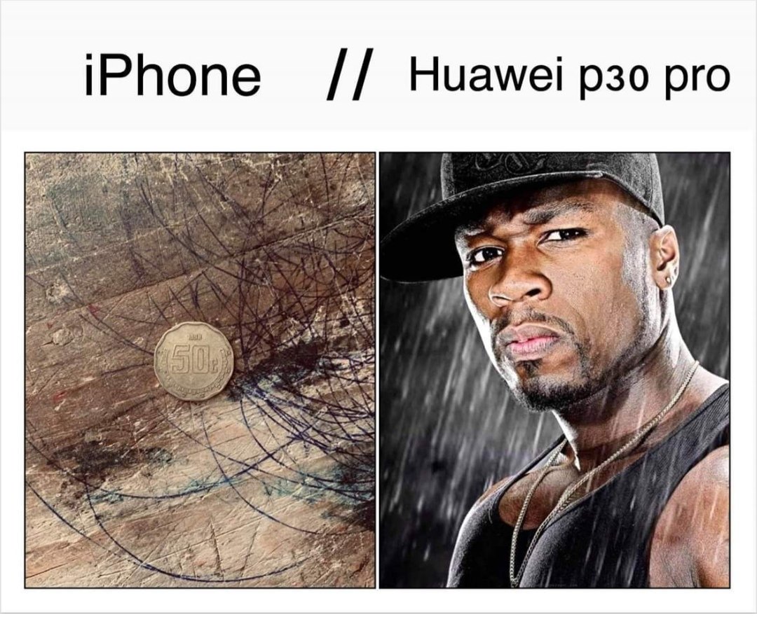 Los mejores memes de las diferencias entre el Huawei P30 Pro y iPhone